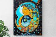 Original hand paint picture, painting by Strzala