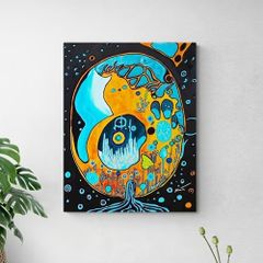 Original hand paint picture, painting by Strzala