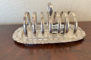 Vintage Queen Anne Silver Plated Toast Rack. Unused with Original Tag