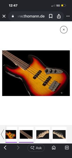 harley benton  fretless delux series 4 string