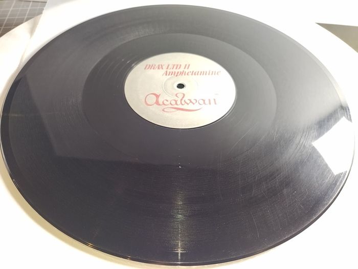 Drax II - Amphetamine - Acalwan Records - GERMAN Pressing - HARD Acid Trance BANGER! Absolutely RALLIED!
