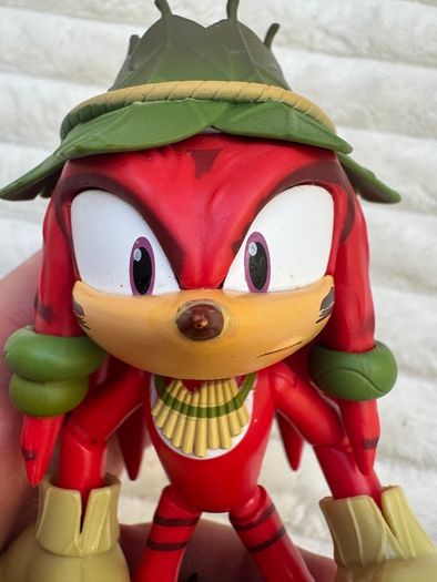 Jakks Pacific Netflix Sonic Prime Gnarly Knuckles Boscage Maze approx. 14 cm. Used Please see photos