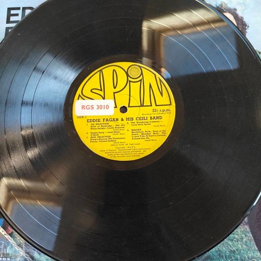 Eddie Fagan and his Ceili Band LP on Spin (1969) Irish Folk Trad