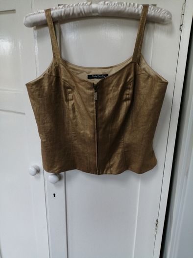 Betty Barclay Gold Linen LinedTop
