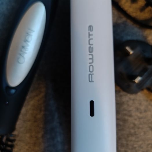 A lot of four Rowenta Remington and Carmen hair styling and care devices