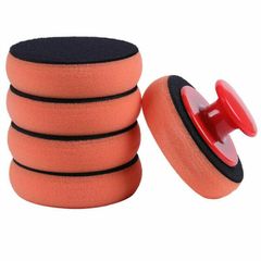 6 Pcs Set Car Wax Washing Polishing Sponge Cleaning Foam Kit Microfiber Applicator Pad Gripper Handle Car Styling Tool