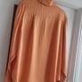 & other stories tangerine buttoned long sleeve blouse Sz  S (Fit 10-14 UK) - Bnwot Rrp 59.99 Image 3