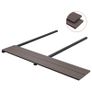 WPC Solid Decking Boards with Accessories Dark Brown, Light Brown & Grey Image 2