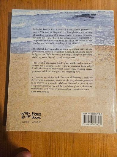 Patterns Of Eternity. Sacred Geometry And The Starcut. By Malcolm Stewart.  First Edition Large Volume Paperback In Good Condition.  See Photos For Same.