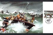 1984 Jersey Centenary of RNLI (Royal National Lifeboat Institute) with 20 1/2p Commemorative stamp with First Day Cancel on illustrated post card