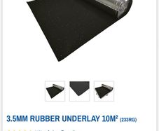 Rubber underlay 3.5mm