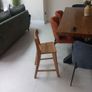 Kids wooden high stool Image 2