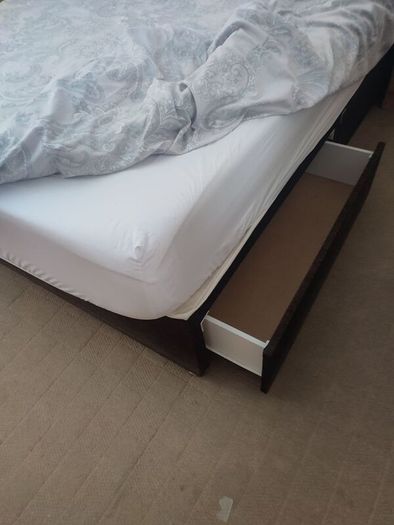 Small double bed