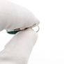 Vintage 925 Sterling Silver & Malachite Pendant Image 7