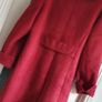 CENTIGRADE Sheepskin style faux suede shearling red coat with stud detail Sz XL (16-20) -Rrp 150 sterling Image 10