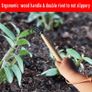 Hand Rake,Portable Digging Tool Mini Steel Rake For Garden Transplanting Tool Image 4