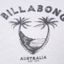 Billabong White Australia Palm Tree Graphic Slub Cotton T-Shirt Top 8UK/36EU Image 2