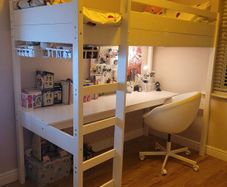 High Sleeper Bed and Desk