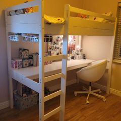 High Sleeper Bed and Desk