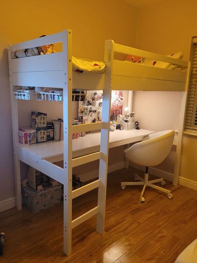 High Sleeper Bed and Desk