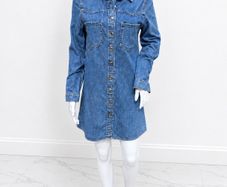 Pre Owned Primark Classic Blue Denim Shirt Dress