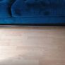 White metal chrome eylet curtain 2 poles extendable Image 7