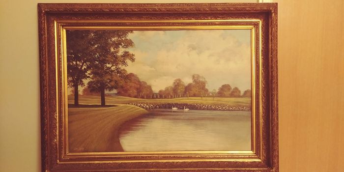 Beautiful original liam jones oil on canvas.
