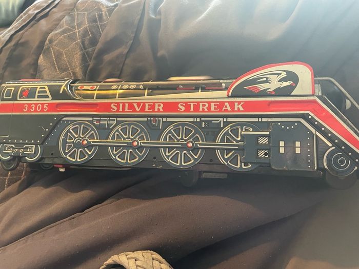 vintage toy train