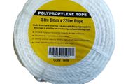 Mini Coil Rope- 6mm / 220m - White