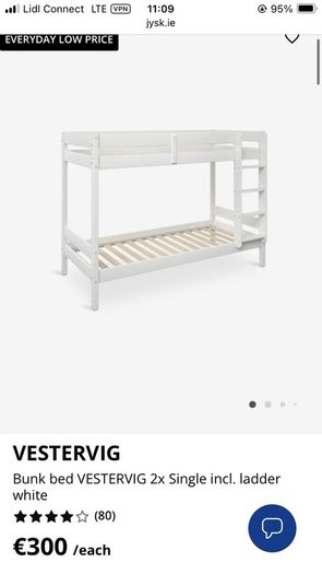 JYSK Vestervig Loft Bed