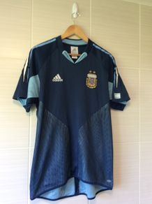 Argentina Jersey.  National Football Team. Official Adidas Mens Away Jersey 2004. Original From The Time. Not A Modern Day Remake.