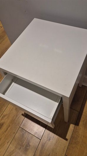 IKEA SELJE Bedside Table / Metal Locker - White