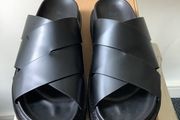 Zara leather sandals, new, UK6, EU 40
