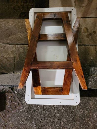 retro folding table