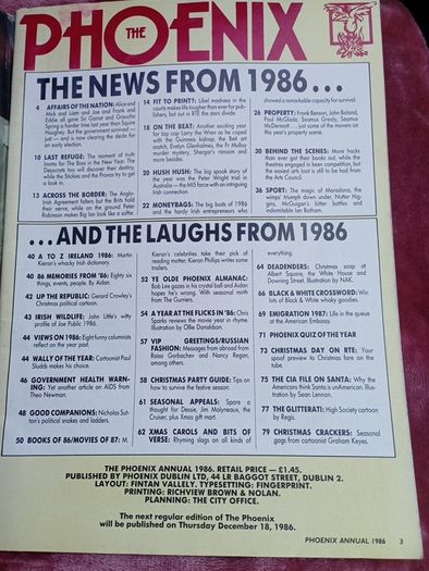 The Phoenix Annual - 1986