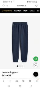 Lacoste boy pants