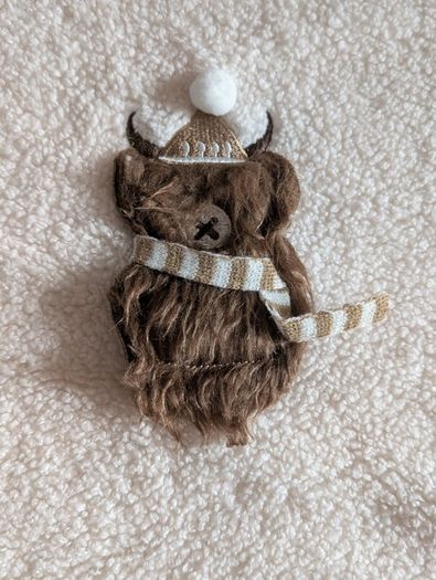 NEXT The Highland Cow Applique Fleece Throw