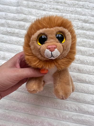 Ty Beanie Boo Lion Louie Plush Soft approx. 15 cm. Used Please see photos