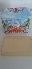 Vintage ' Churchill ' Tin Toffe Box