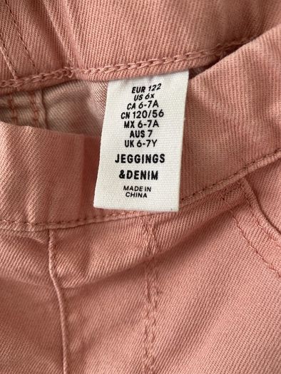 Pink girls jeggings H&M