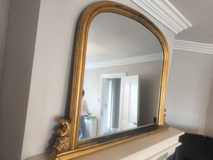 Large gold Mirror