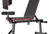 Adjustable Weight Bench, Foldable, Incline/Decline/Flat, Full Body Workout, Extended Head Design, 660 lbs/300 kgs Capacity