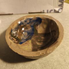 Pottery Trinket Dish May Green
