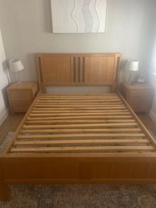 King Bed Frame Oak
