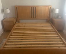 King Bed Frame Oak