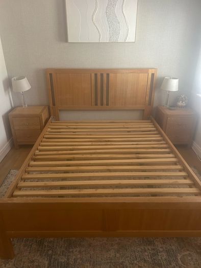 King Bed Frame Oak