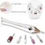 Manicure Pedicure Nail Files Set, Manicure Drill Set, 5 in 1 Portable Nail File Drill System for Salon-Quality Care of Hands and Feet at Home, Battery Powered (FREE POSTAGE) Image 3