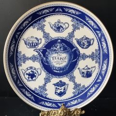 MASON'S "The Teapot Collection" Cake Plate