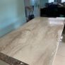 Solid Dining Table and Matching Cabinet Image 4
