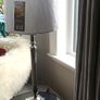 Tall Silver Table Lamp Image 2